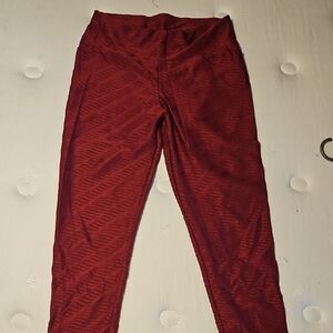 Women's Red Leggings